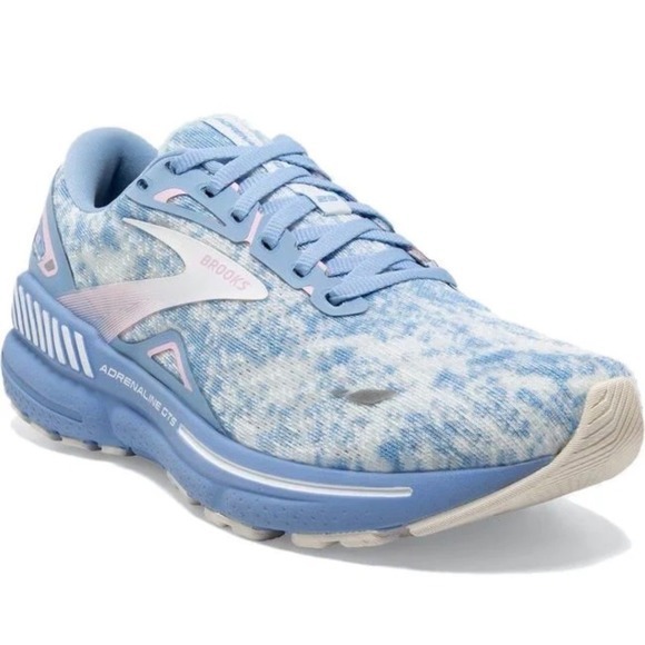 Brooks Shoes - Brooks Adrenaline GTS 23 Womens Running Shoes Blue White Size 10.5